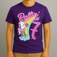 Rollin' Into 7 Skating Unicorn Birthday T-Shirt thumb 3