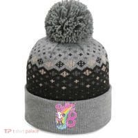 Rollin' Into 8 Skating Unicorn Birthday The Baniff Cuffed Pom Beanie thumb 0