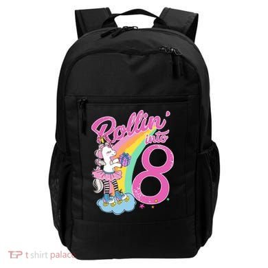 Rollin' Into 8 Skating Unicorn Birthday Backpack
