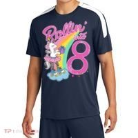 Rollin' Into 8 Skating Unicorn Birthday Sport-Tek Competitor United Soccer Jersey thumb 0