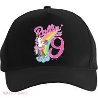 Rollin' Into 9 Skating Unicorn Birthday Five-Panel Snapback Cap thumb 0
