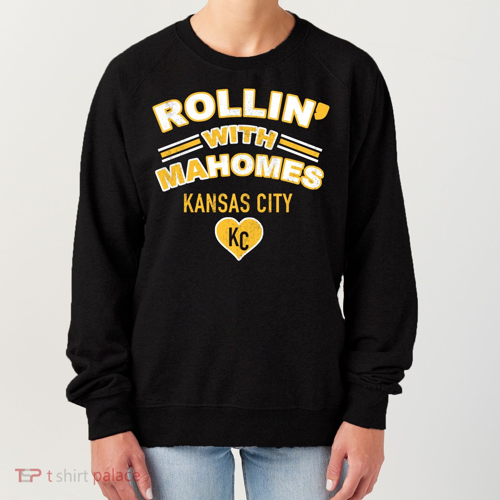 Rollin With Mahomes Kansas City Women's Sweatshirt