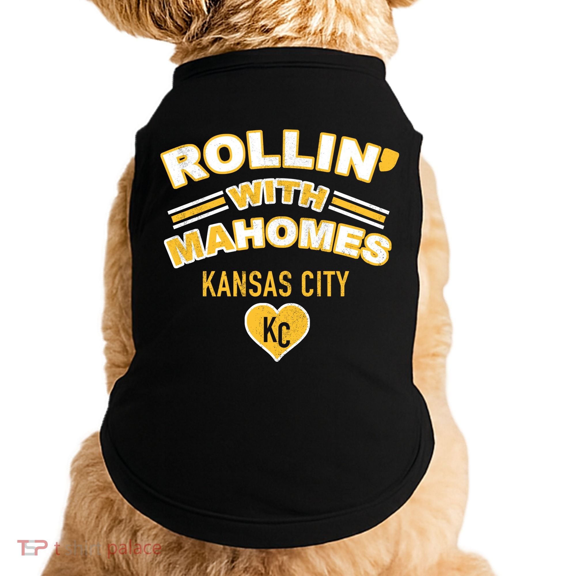 Rollin With Mahomes Kansas City Doggie Tank