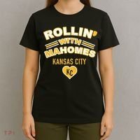 Rollin With Mahomes Kansas City T-Shirt thumb 4