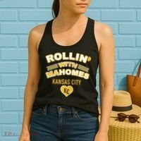 Rollin With Mahomes Kansas City Women's Tank Top thumb 2
