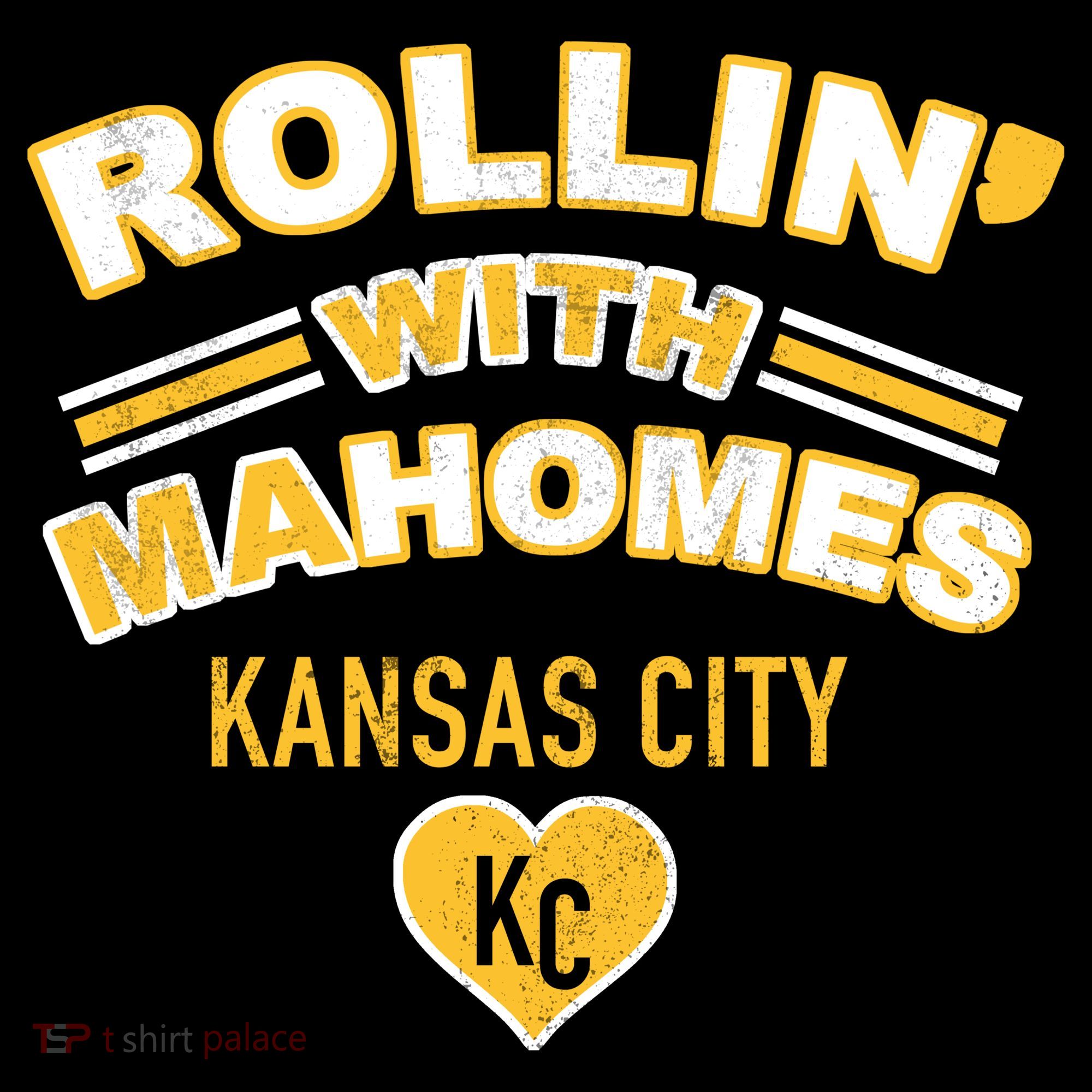 Rollin With Mahomes Kansas City Baby Bodysuit