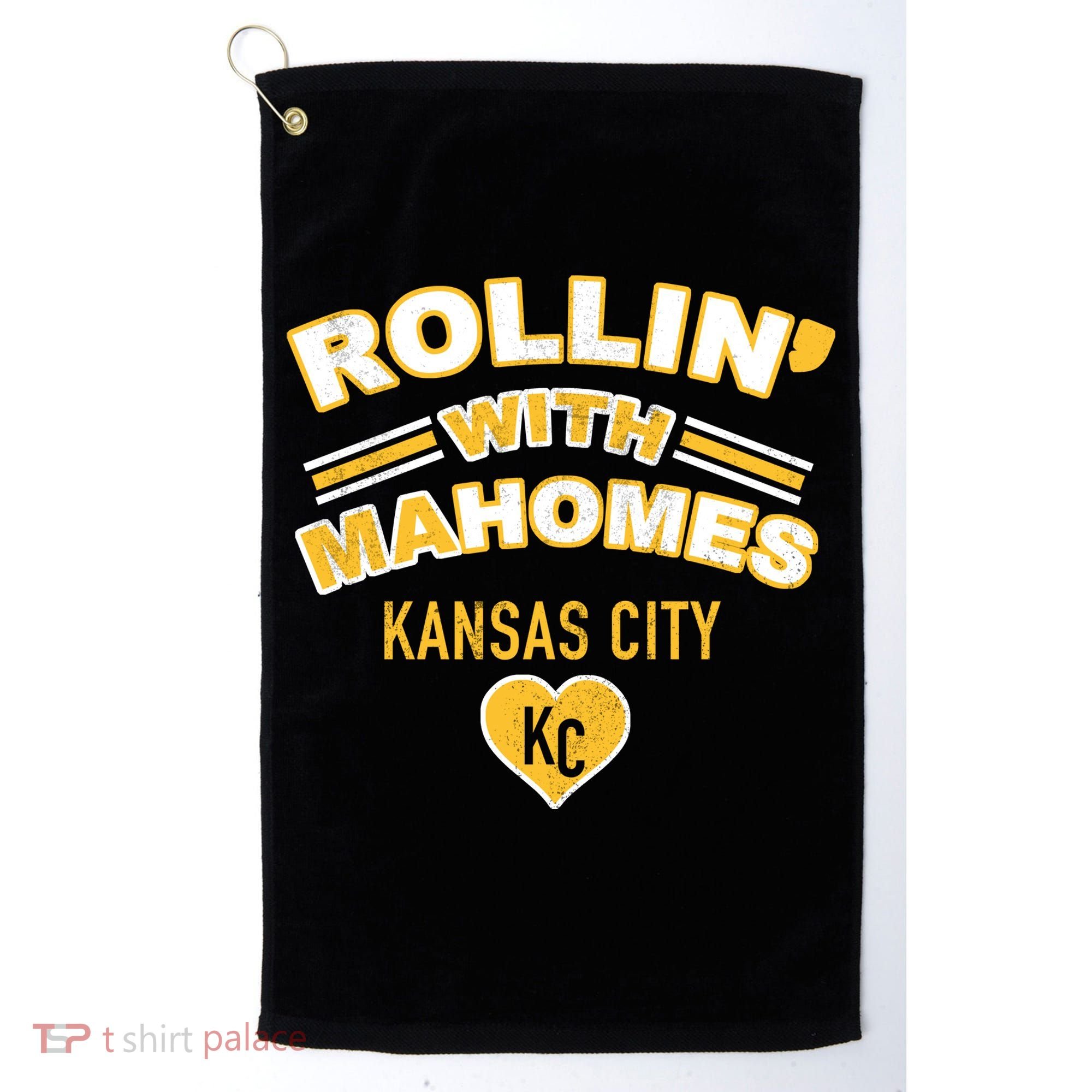 Rollin With Mahomes Kansas City Golf Towel