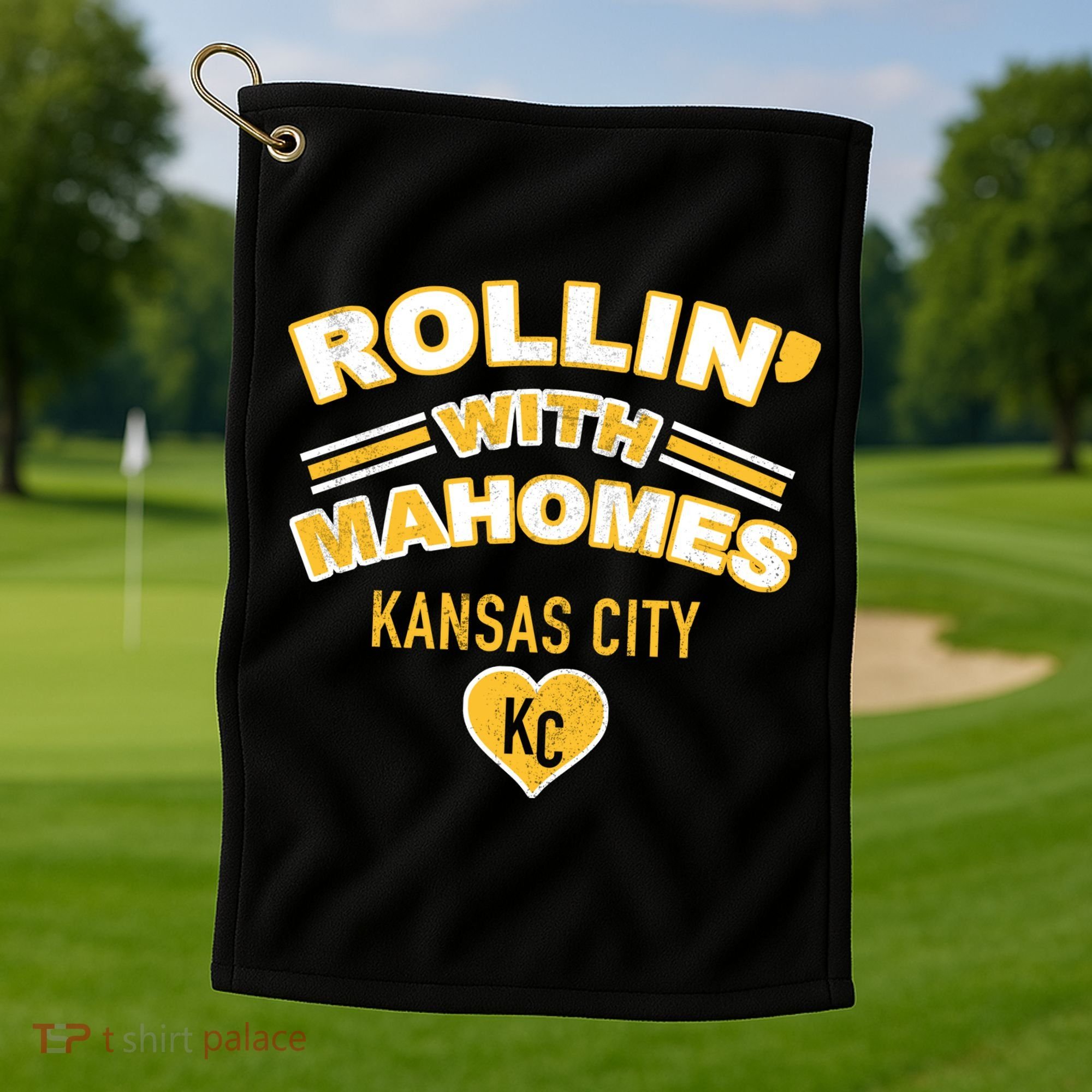 Rollin With Mahomes Kansas City Golf Towel