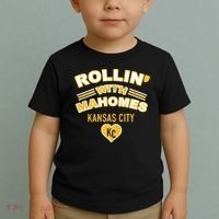 Rollin With Mahomes Kansas City Toddler T-Shirt thumb 2