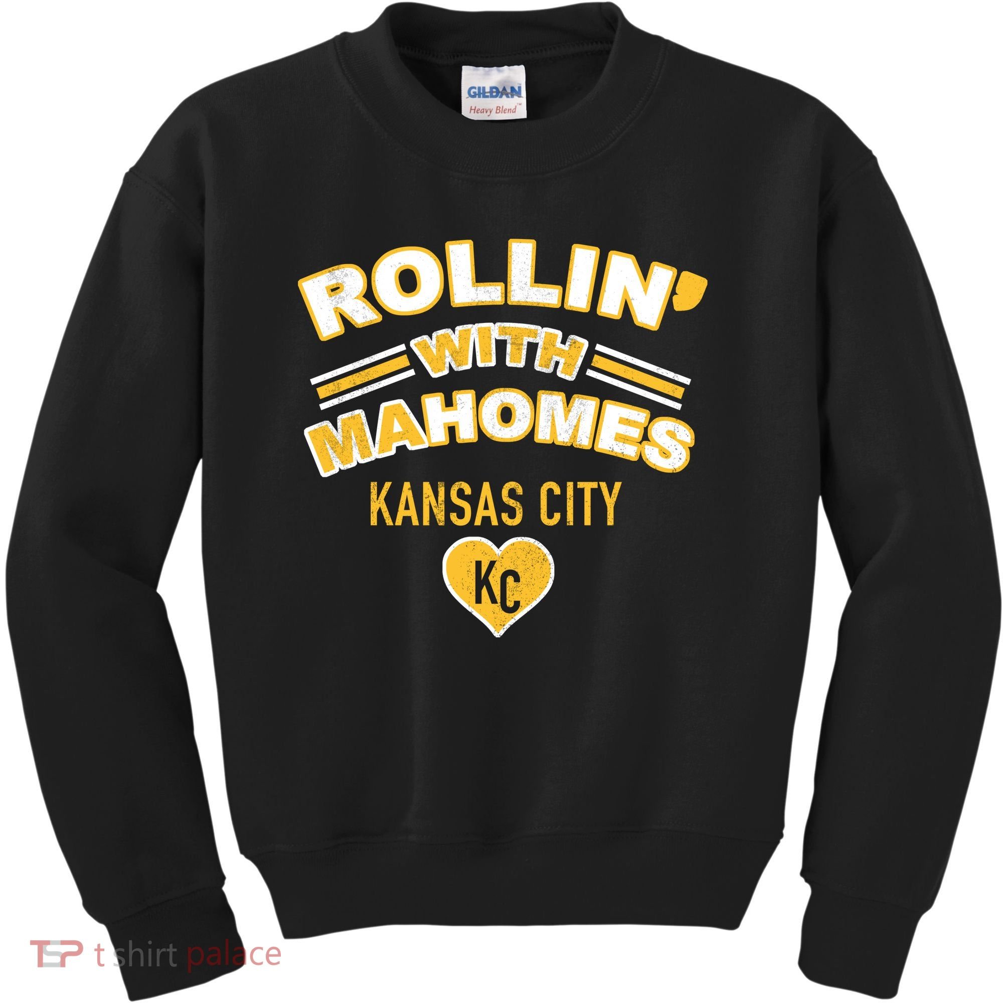 Rollin With Mahomes Kansas City Kids Sweatshirt