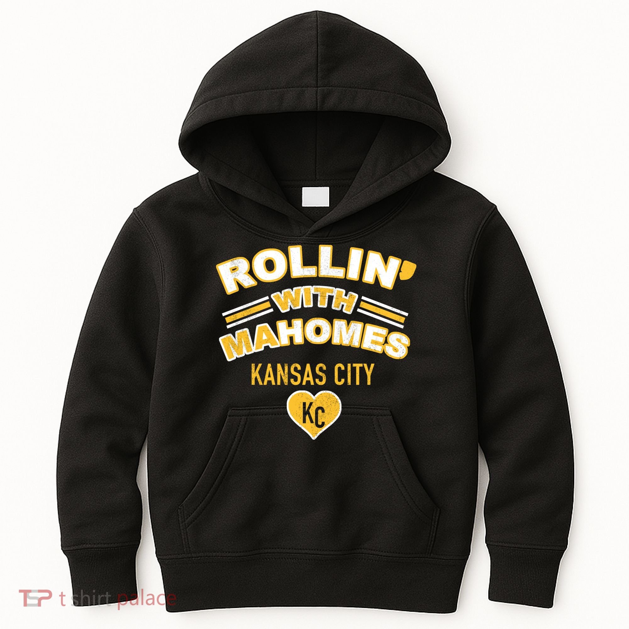 Rollin With Mahomes Kansas City Kids Hoodie