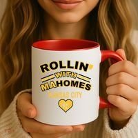 Rollin With Mahomes Kansas City Coffee Mug thumb 3