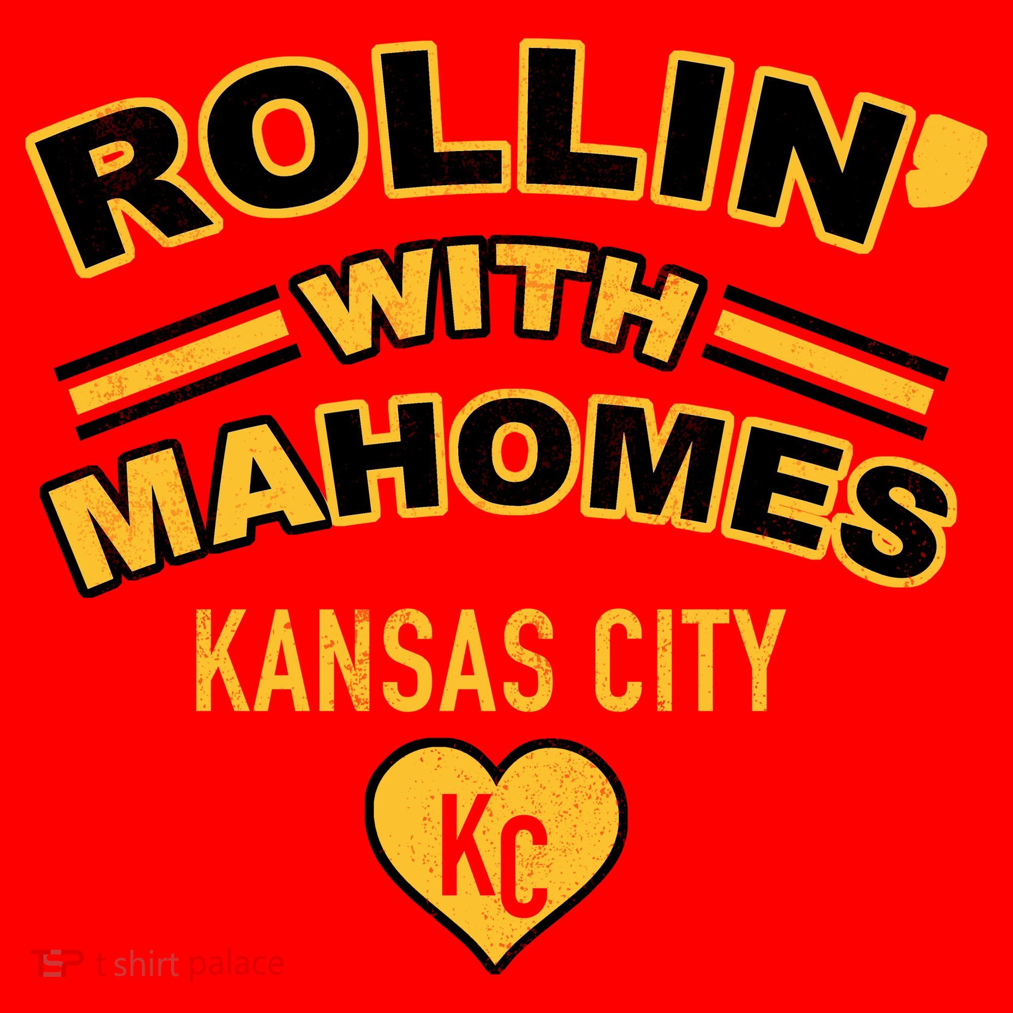 Rollin With Mahomes Kansas City Santa Hat