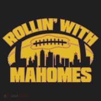 Rollin With Mahomes Kansas City Skyline Beanie thumb 2