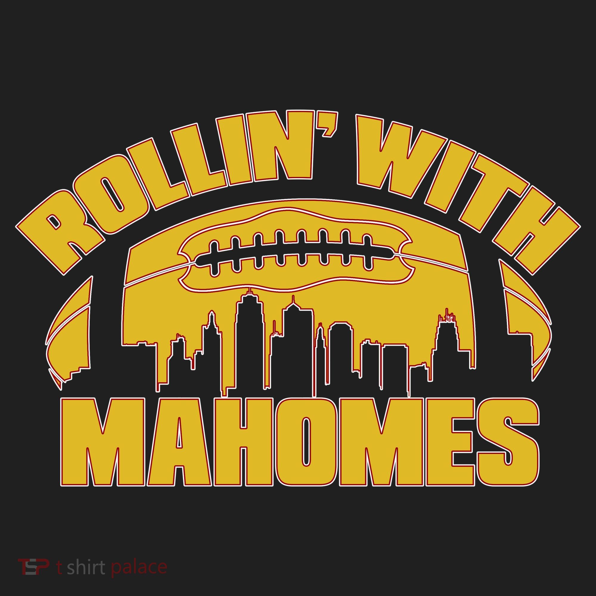 Rollin With Mahomes Kansas City Skyline Beanie