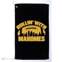Rollin With Mahomes Kansas City Skyline Golf Towel thumb 0