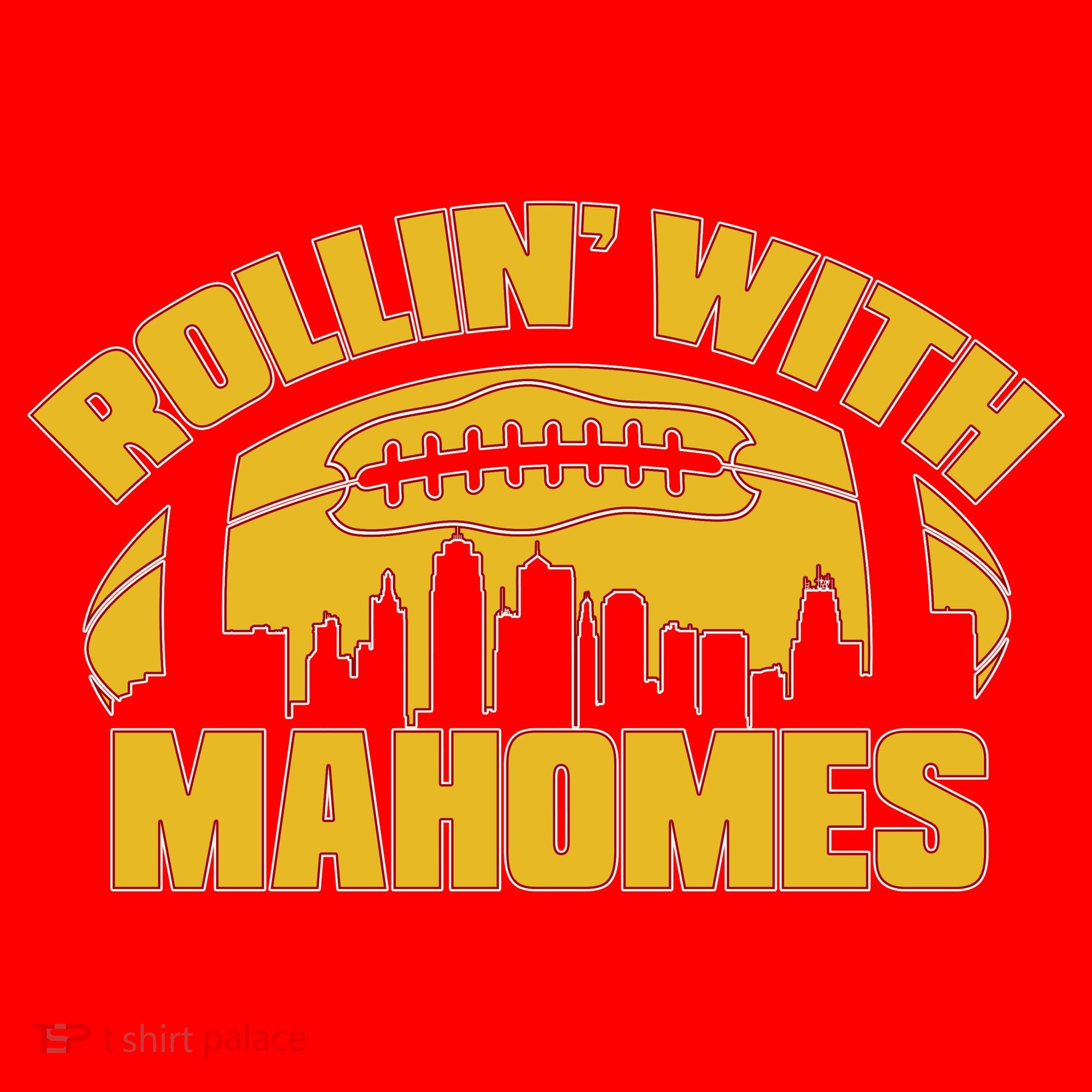Rollin With Mahomes Kansas City Skyline Mousepad