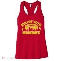 Rollin With Mahomes Kansas City Skyline Women's Tank Top thumb 0