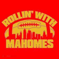 Rollin With Mahomes Kansas City Skyline Baby Bodysuit thumb 2