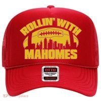 Rollin With Mahomes Kansas City Skyline Hat thumb 0