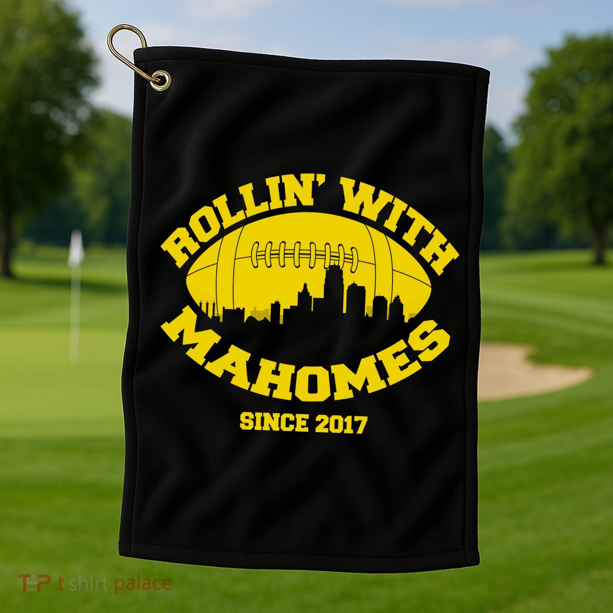 Rollin' With Mahomes Since 2017 Golf Towel