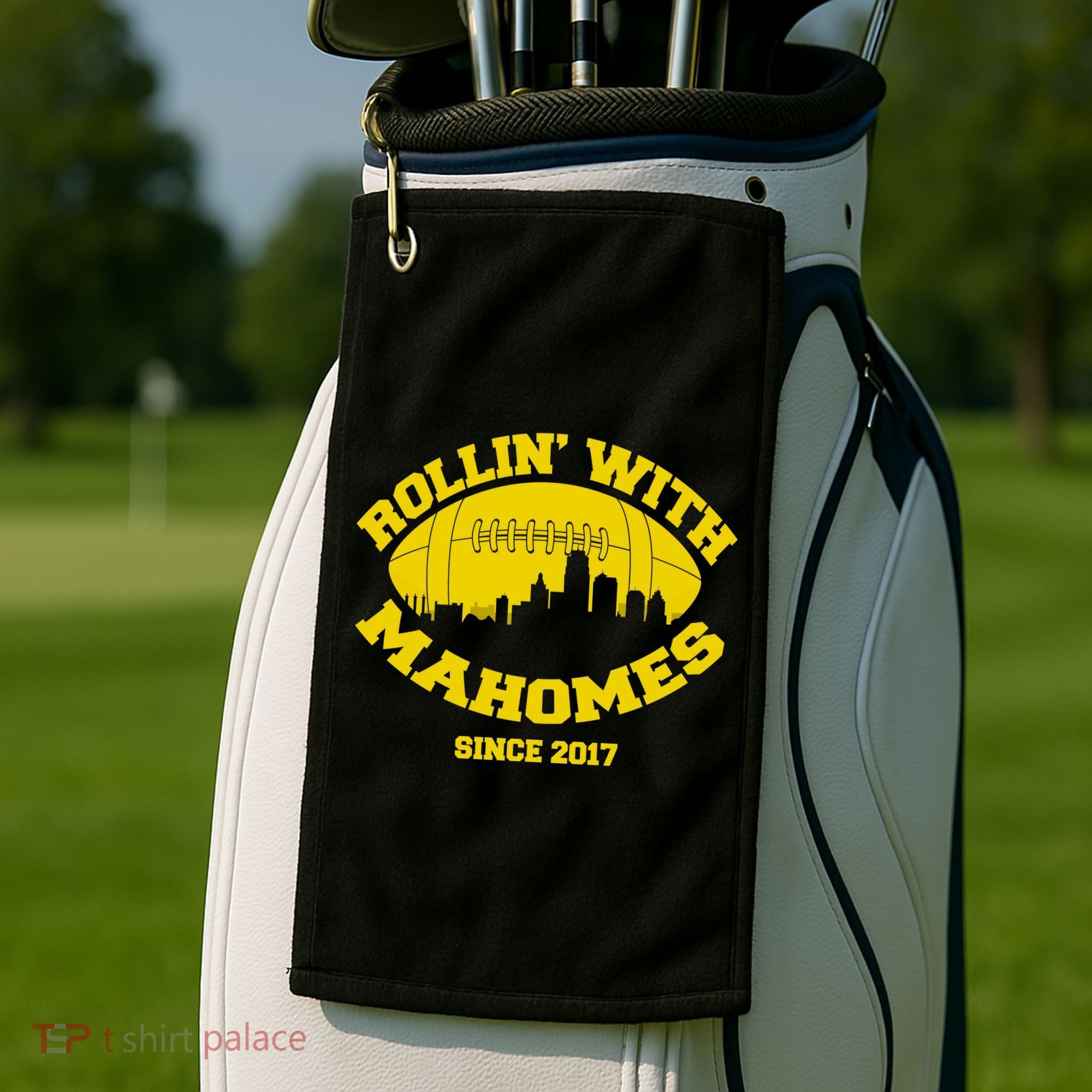 Rollin' With Mahomes Since 2017 Golf Towel