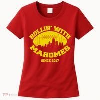 Rollin' With Mahomes Since 2017 Women's T-Shirt thumb 0