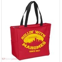 Rollin' With Mahomes Since 2017 Tote Bag thumb 2