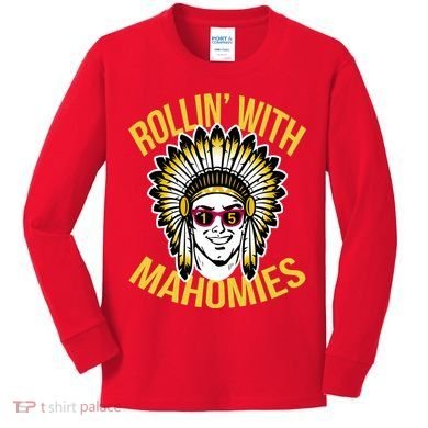 Rollin' With Mahomies Kids Long Sleeve Shirt