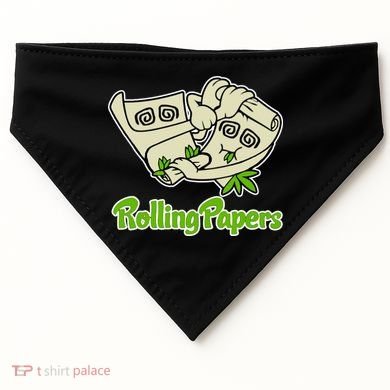 Rolling Paper 420 Medical Marijuana USA-Made Doggie Bandana