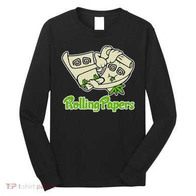 Rolling Paper 420 Medical Marijuana Long Sleeve Shirt