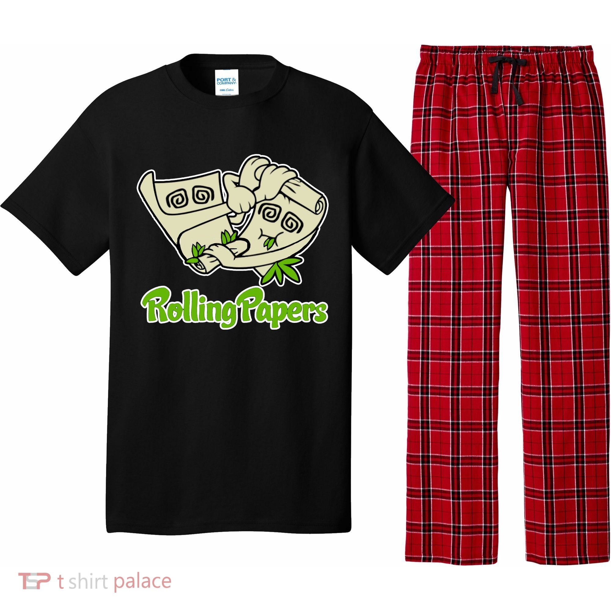Rolling Paper 420 Medical Marijuana Pajama Set