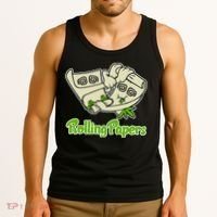 Rolling Paper 420 Medical Marijuana Tank Top thumb 3