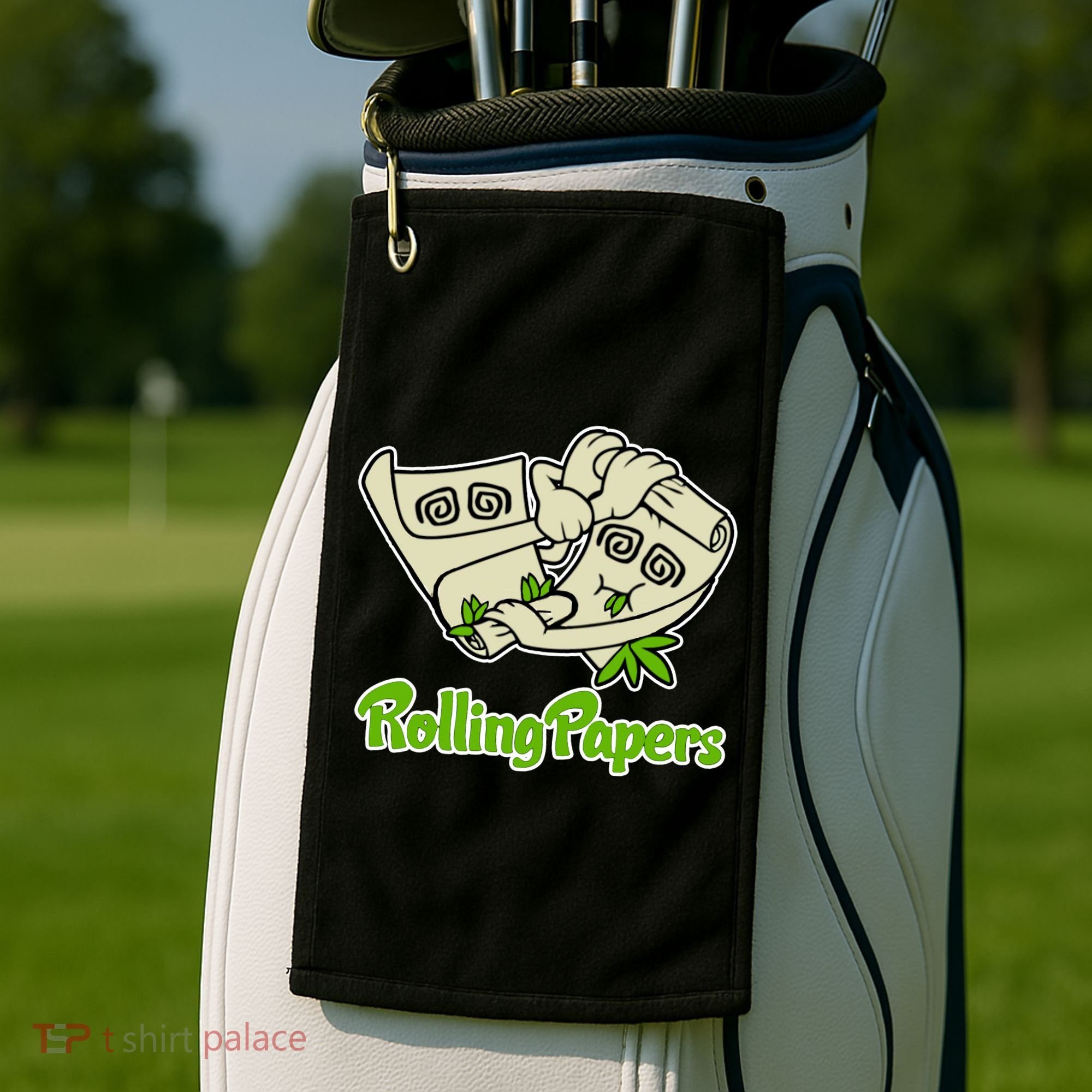 Rolling Paper 420 Medical Marijuana Golf Towel