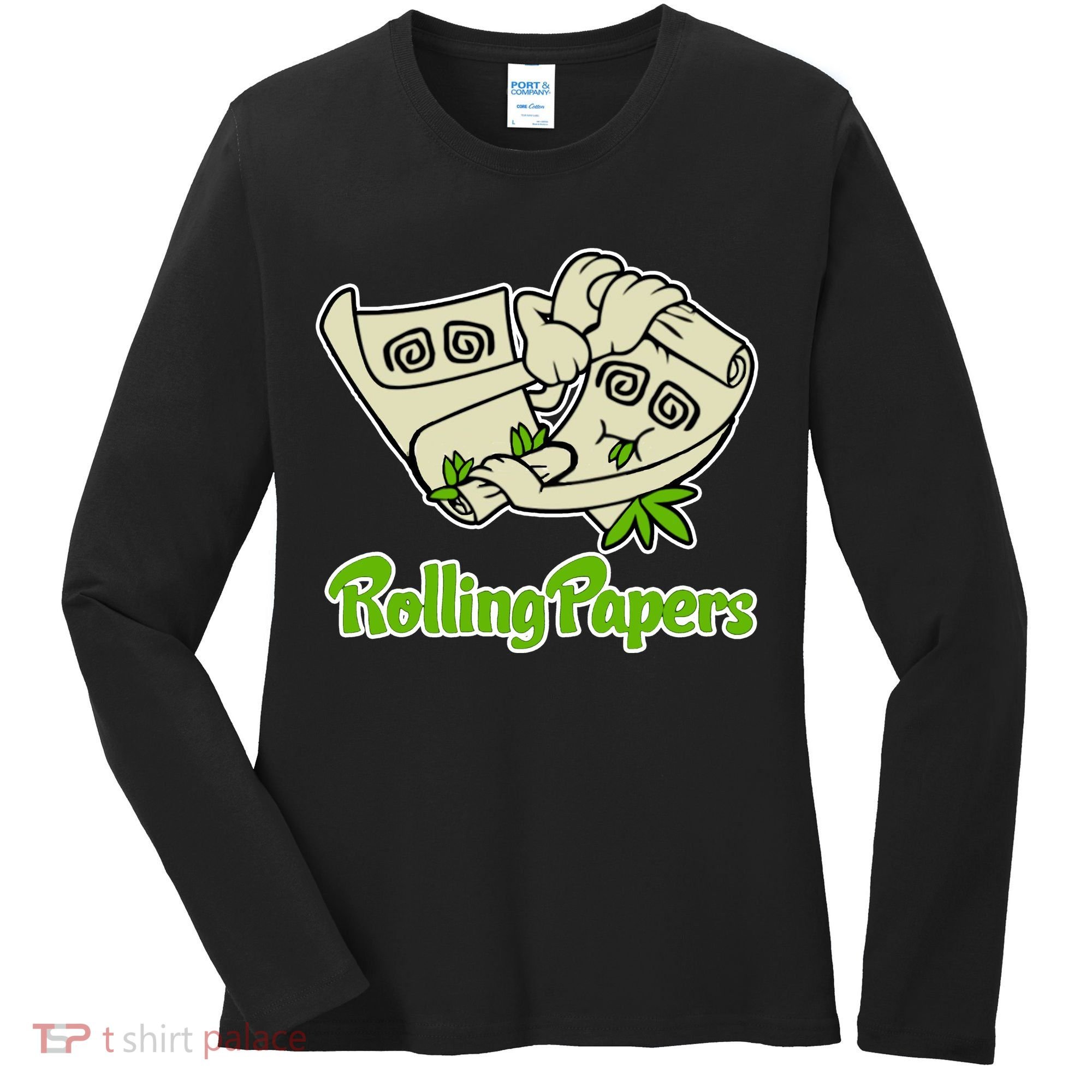 Rolling Paper 420 Medical Marijuana Women's Long Sleeve Shirt