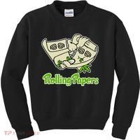 Rolling Paper 420 Medical Marijuana Kids Sweatshirt thumb 0