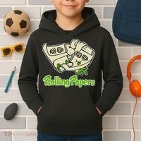 Rolling Paper 420 Medical Marijuana Kids Hoodie thumb 2