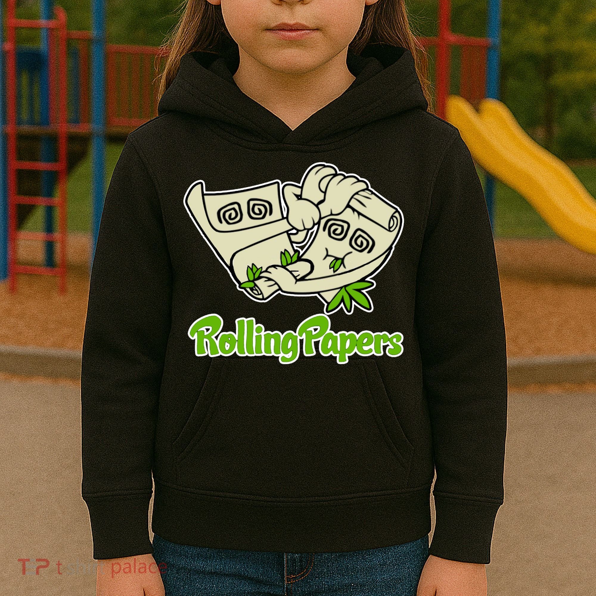 Rolling Paper 420 Medical Marijuana Kids Hoodie