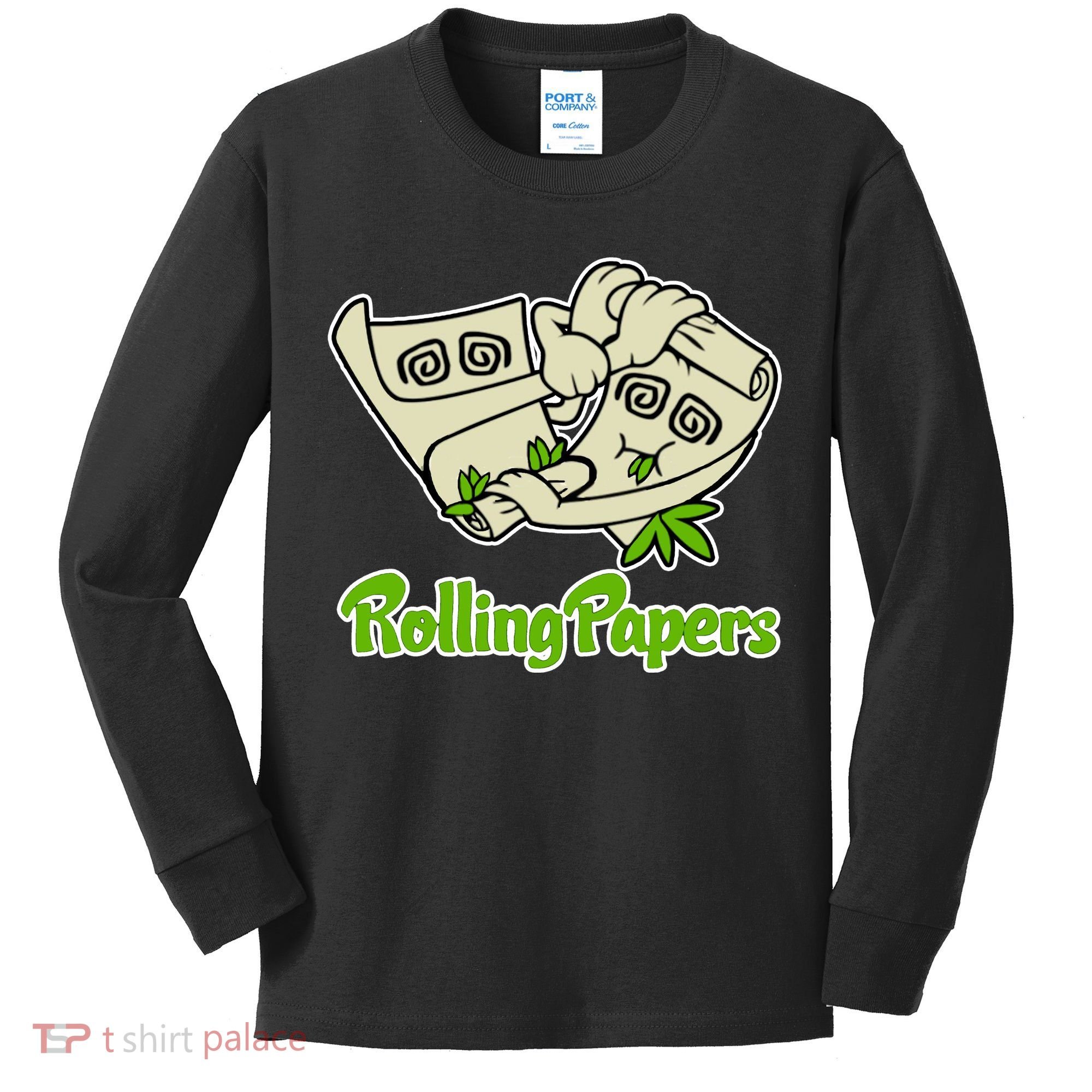 Rolling Paper 420 Medical Marijuana Kids Long Sleeve Shirt