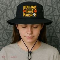 Rolling With Mahomes KC Football Bucket Hat thumb 3