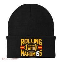 Rolling With Mahomes KC Football Beanie thumb 0