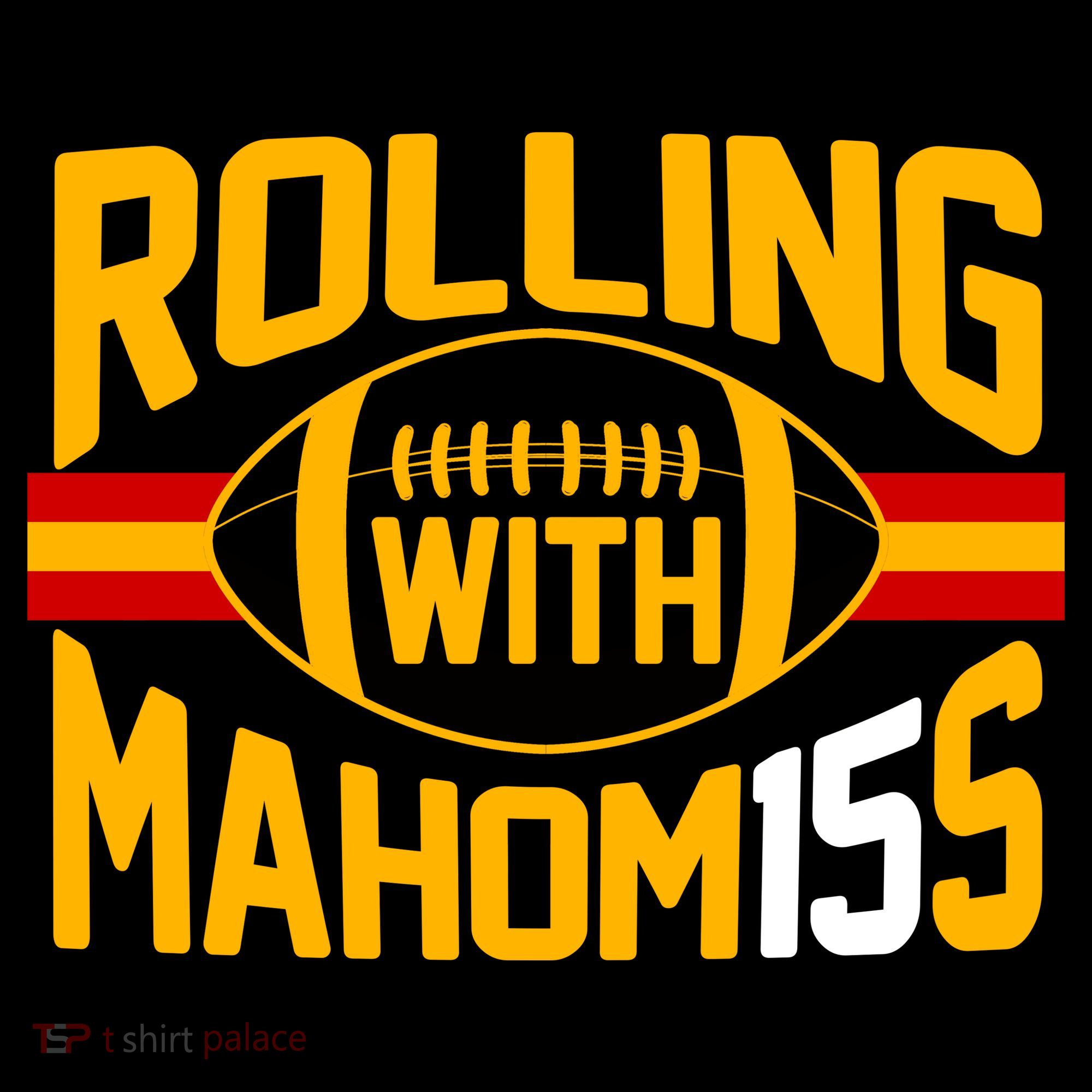 Rolling With Mahomes KC Football Women's Hoodie