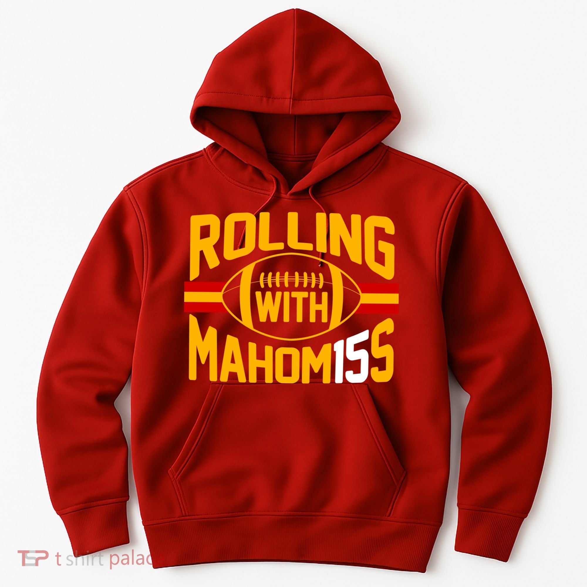Rolling With Mahomes KC Football Hoodie