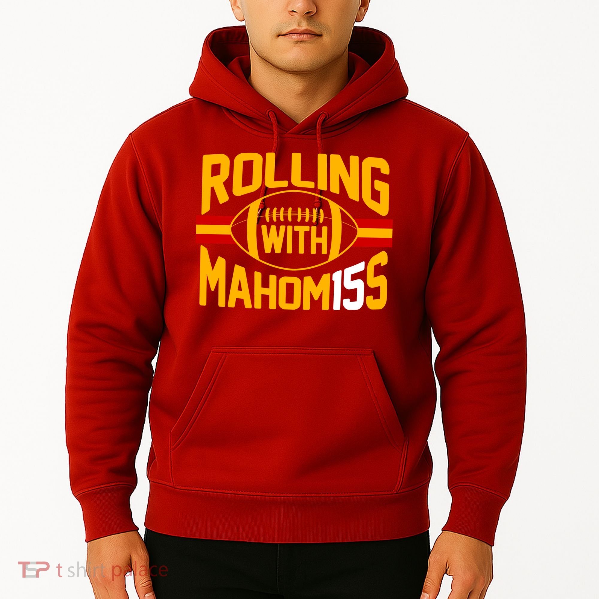 Rolling With Mahomes KC Football Hoodie