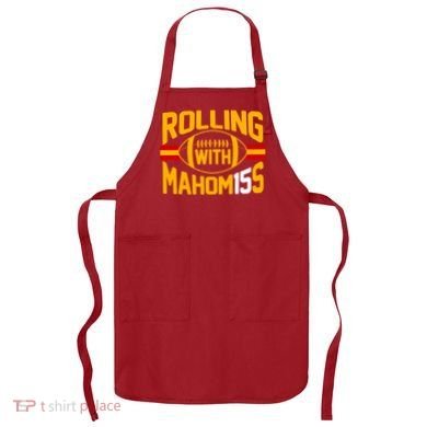 Rolling With Mahomes KC Football Apron