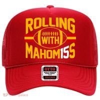 Rolling With Mahomes KC Football Hat thumb 0