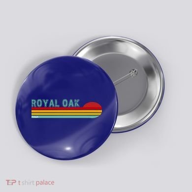 Royal Oak Michigan Button