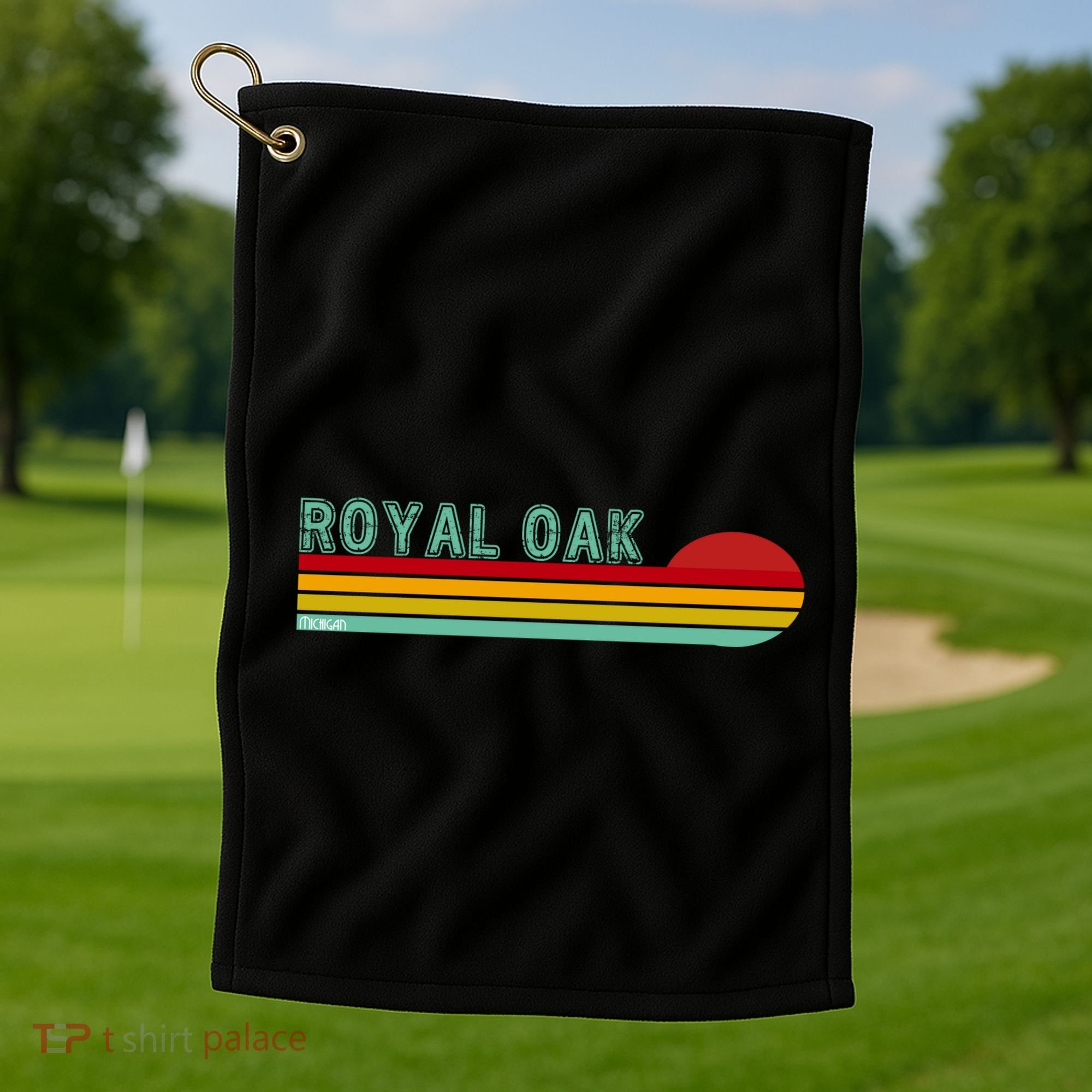 Royal Oak Michigan Golf Towel