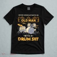 Retired Old Men Drummer Percussion Music Retirement Drums T-Shirt thumb 5