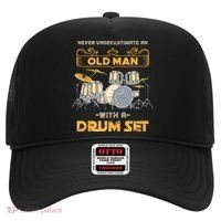 Retired Old Men Drummer Percussion Music Retirement Drums Hat thumb 0